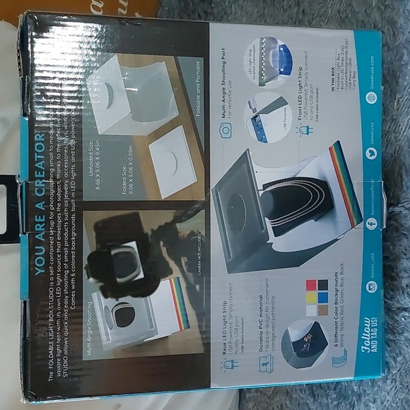 Bower Foldable Light Box Studio  NEW - Picture 3 of 7